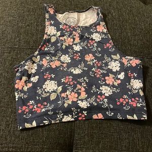 Floral crop top